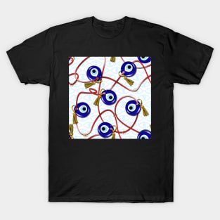 Turkish traditional amulet pattern, evil eye T-Shirt